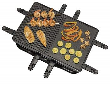 Hamilton Beach 8-Serving Raclette Electric Indoor Grill review | Best