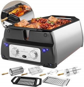 ChefWave Smokeless Indoor Electric Grill & Rotisserie review