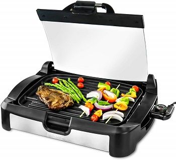 Ovente 2 in 1 Electric Grill and Griddle